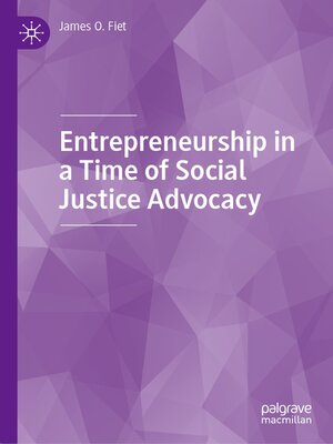 cover image of Entrepreneurship in a Time of Social Justice Advocacy